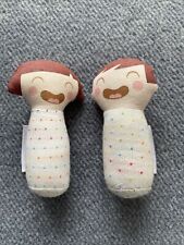 Trousselier Rassel Figuren Junge & Mädchen Höhe ca. 9 cm - war nur Deko