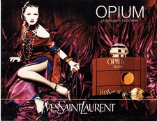 Werbung Advertising 107 1995 Parfum Opium Yves Saint Laurent & Kate Moss