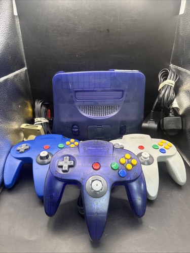 Nintendo clear midnight - nintendo, 64