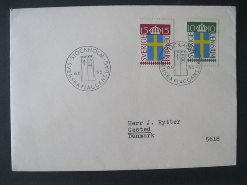 Schweden sverige fdc - schweden,