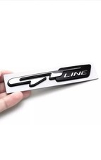 Kia line emblem - 3d, gt