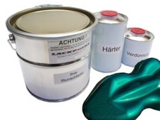 1 Liter Set 2K Autolack Türkis Metallic kein Klarlack Lackpoint Glanz Tuning