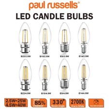 LED Filament BC ES SES SBC