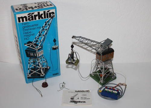 Märklin 7051 drehkran wiad - märklin, +