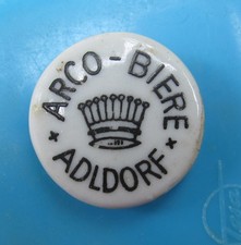 Porzellan-Bügelverschluss für Bierflasche - ARCO-Biere Adldorf