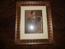 hochwertiger Bilderrahmen Messing kunstvoll ziseliert Glas Aufsteller