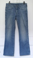 wrangler sara damen jeans hose W28 L32 blau blue denim