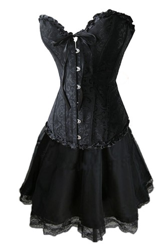 Corsage kleid mini rock - corsage,