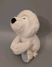 Nici Eisbär mit Kapuze ca. 20 cm Stofftier Kuscheltier weiß blaue Füße Bär