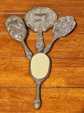 Antik verziert Silber Teller