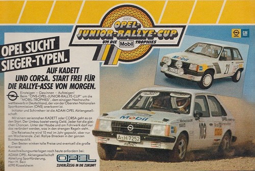 Opel junior rallye cup - cup,