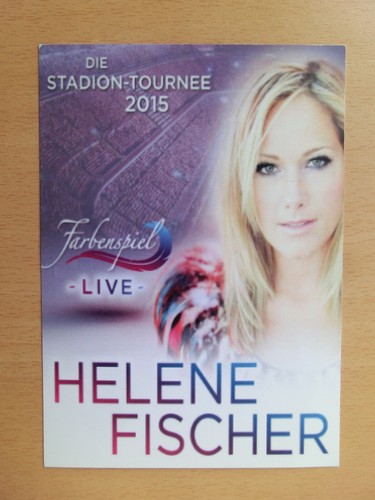 Helene fischer autogrammkarten - helene,