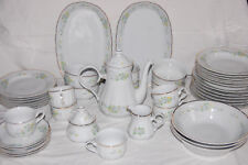 Serviceteil für Apulum Kaffeeservice Speiseservice Blumendekor Porzellan Service