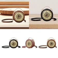 Uhr Geldbörse Handtasche Umhängetasche Retro Stil Satchel Frauen