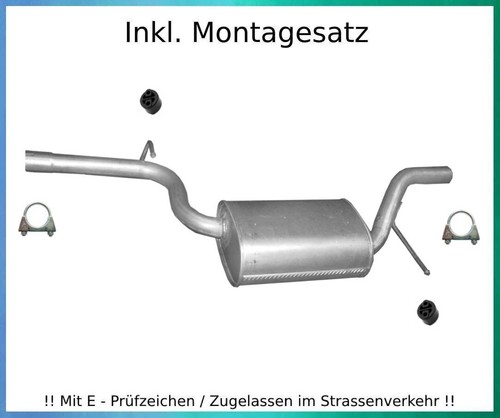 Mittelschalldämpfer passat - mittelschalldämpfer, vw