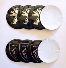 4x Peugeot Alu Felgenemblem