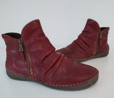 JOSEF SEIBEL echt Leder Stiefelette RV 38 Ancle-Boots Knöchel-Stiefel warmFUTTER