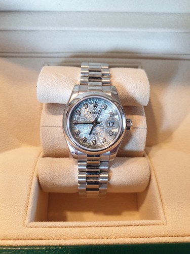 Rolex lady datejust platin - lady,