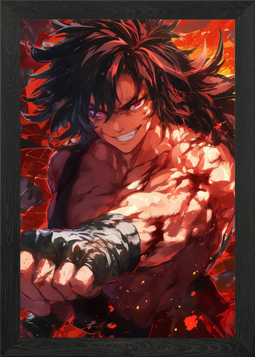 Anime kämpfer portrait - anime,