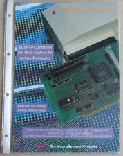 Werbeflyer MacroSystem MultiEvolution SCSI Controller für Amiga A500 A2000 A3000