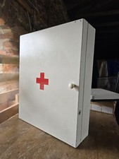 Medizinschrank, Edelstahl Medikamenten/ Apothekerschrank,  Wandmontage, VINTAGE 