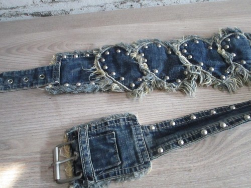 Jeansgürtel blau aus - jeansgürtel, 86