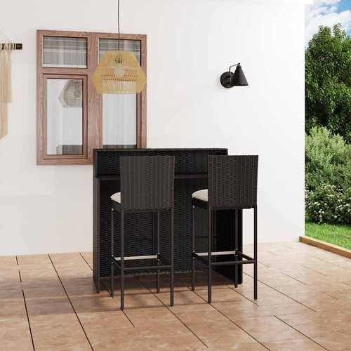 Gartenbar set mit kissen - set,