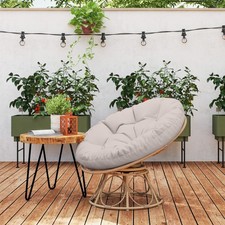 Outsunny Papasansessel Rattan