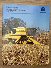 New Holland Twin Rotor Combines TR89 TR99 Mähdrescher Prospekt Brochure