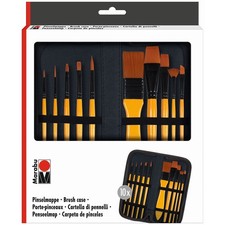 Marabu Pinselmappe mit 10
