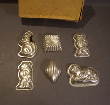 6 x Miniatur Backförmchen