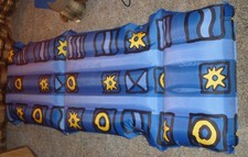 stabile Retro Sitz- und Liege Luftmatratze 3 Kammern, 190  x 70 cm, Dicht