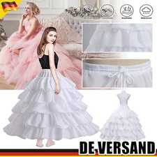 Brautkleid Unterrock Hochzeitskleid Krinoline Lang-Rock Unterkleid Reifrock 👰