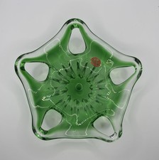 Bohemia Glasschale Grün 16cm