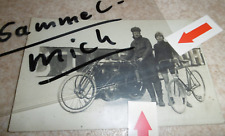altes Original Foto Motorradrennen Steherrennen Fahrrad Leipzig
