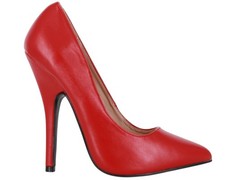 ROTE HIGH HEEL SCHUHE PUMPS 14 CM KUNSTLEDER DAMEN SPITZ