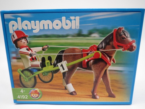 Playmobil 3075 trabrennpferd - playmobil, "trabrennpferd