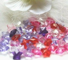 ACRYL 3D Sterne transparent