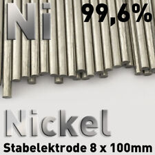 Nickel-Rundmaterial 8mm Durchmesser x 100mm Reinheit 99,6% Ni Element Reinmetall