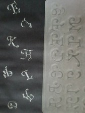 1 Buchstaben Silikonform für