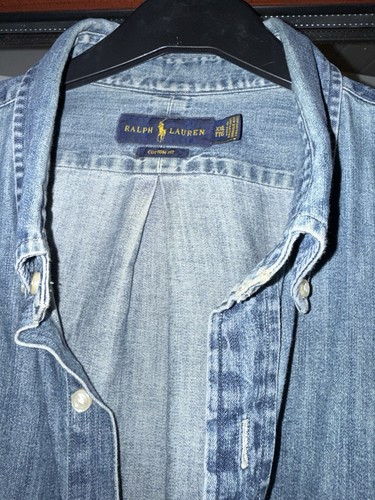 Ralflauren jeanshemd blau - ralflauren,