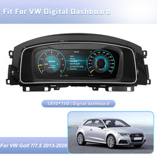 LCD Nachrüstun Digital Tacho Kombiinstrument Cluster For VW Golf 7 MK7 2013-2020