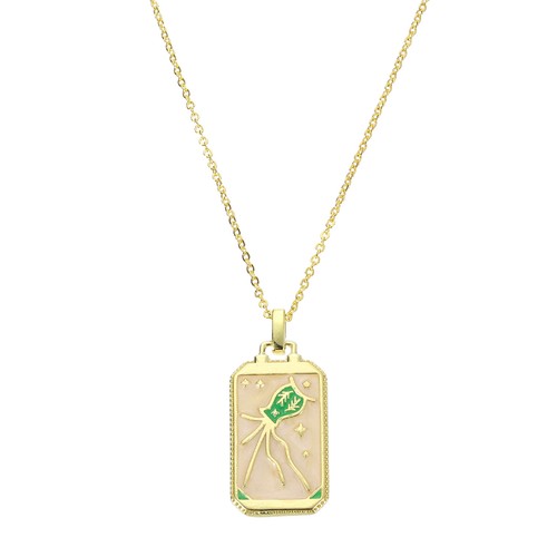 Tarotkarten halskette 31x14mm - tarotkarten,