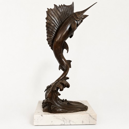 Große bronze schwertfisch - große,