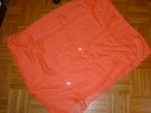 Loopschal neonrot m - loopschal,