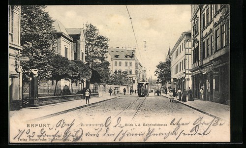 Ansichtskarte erfurt - ansichtskarte,