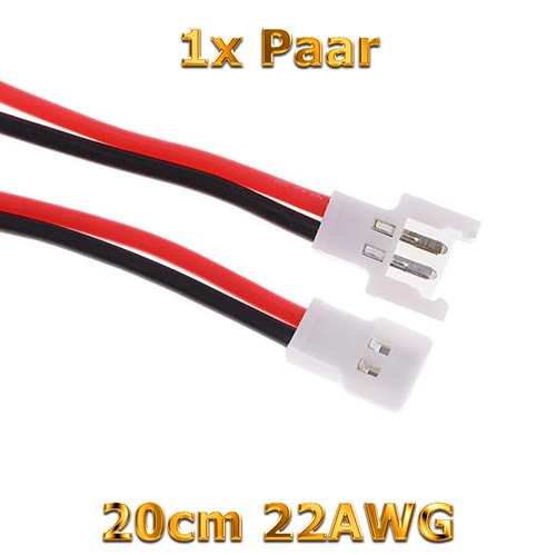 Paar 2pin stecker - 1,