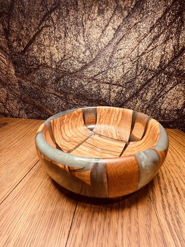 Holzschale aus oliven holz - holzschale,