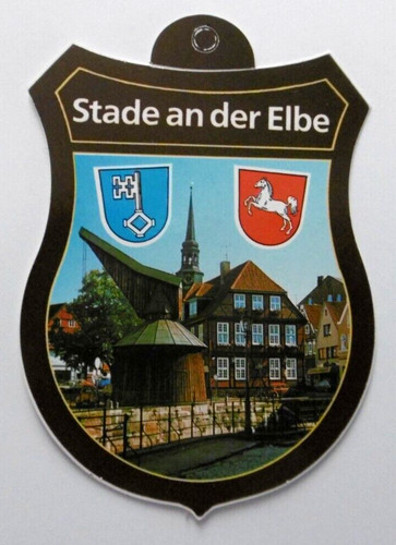 Souvenir aufkleber stade elbe - souvenir-aufkleber,