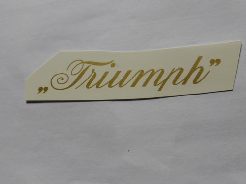 Triumph schriftzug - triumph,